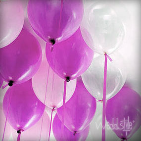 Rund-Luftballons mit Helium gefllt